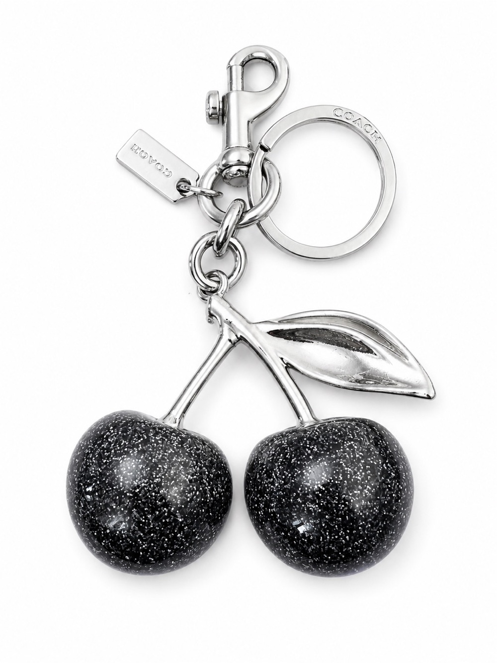 Coach Silver Bag Charm - Picture 2 of 3